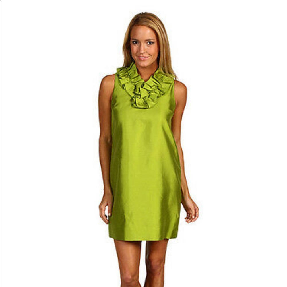 Kate Spade Lucille Dress Party Ruffle collar shift